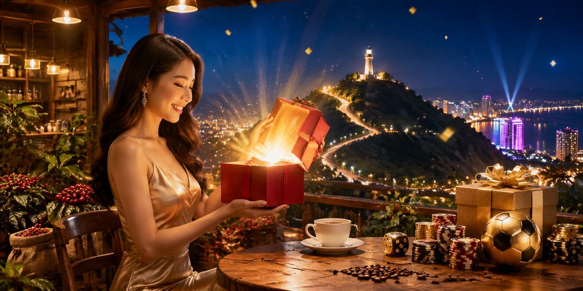 Khung cảnh giải trí ban đêm tại Vũng Tàu với người chơi casino trực tuyến